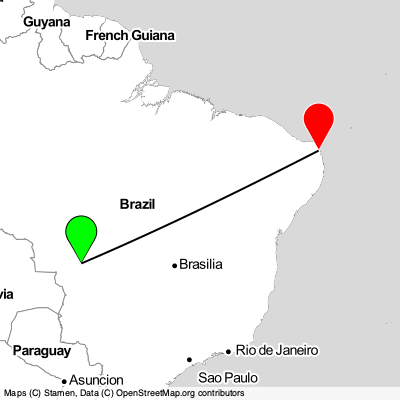 Cuiabá (CGB) - Natal (NAT) Cheap Flight Tickets Price Calendar 2021