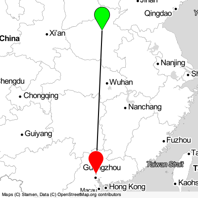 Zhengzhou (CGO) - Guangzhou (CAN) Cheap Flight Tickets Price Calendar 2021