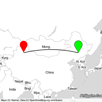 Changchun (CGQ) - Ürümqi (URC) Cheap Flight Tickets Price Calendar 2021