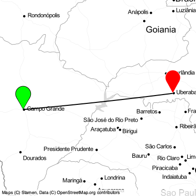 Campo Grande (CGR) - Uberaba (UBA) Cheap Flight Tickets Price Calendar 2021
