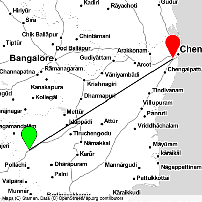 Coimbatore (CJB) - Chennai (MAA) Cheap Flight Tickets Price Calendar 2021