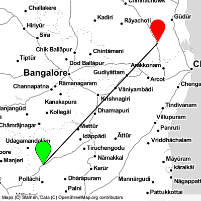 Coimbatore (CJB) - Tirupati (TIR) Cheap Flight Tickets Price Calendar 2021