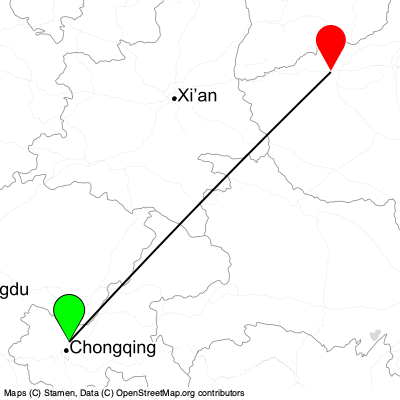 Chongqing (CKG) - Jiaozuo (LYA) Cheap Flight Tickets Price Calendar 2021