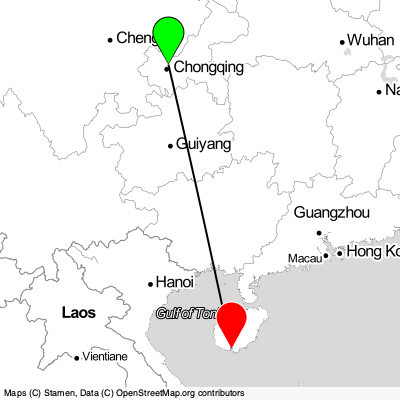 Chongqing (CKG) - Sanya (SYX) Cheap Flight Tickets Price Calendar 2021