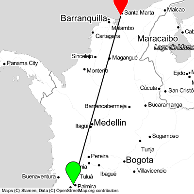 Palmira (CLO) - Santa Marta (SMR) Cheap Flight Tickets Price Calendar 2021