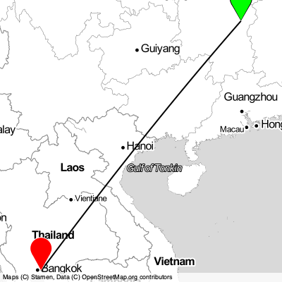 Changsha (CSX) - Samut Prakan (BKK) Cheap Flight Tickets Price Calendar 2021