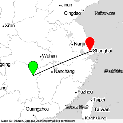 Changsha (CSX) - Shanghai (SHA) Cheap Flight Tickets Price Calendar 2021