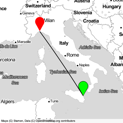 Catania (CTA) - Genoa (GOA) Cheap Flight Tickets Price Calendar 2021