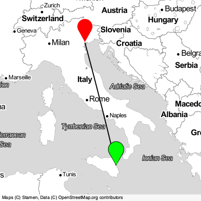 Catania (CTA) - Venice (VCE) Cheap Flight Tickets Price Calendar 2021