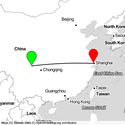 Chengdu (CTU) - Shanghai (SHA) Cheap Flight Tickets Price Calendar 2021