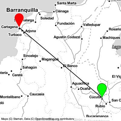 Cúcuta (CUC) - Cartagena (CTG) Cheap Flight Tickets Price Calendar 2021