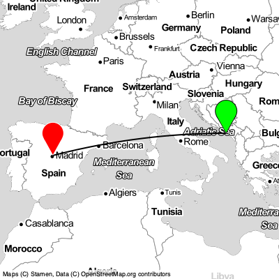 Cavtat (DBV) - Coslada (MAD) Cheap Flight Tickets Price Calendar 2021