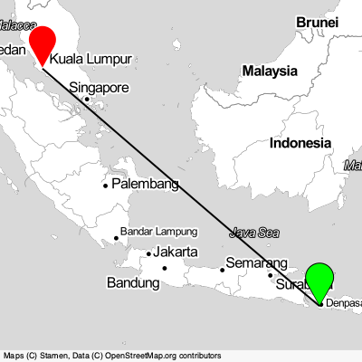 Denpasar (DPS) - Nilai (KUL) Cheap Flight Tickets Price Calendar 2021