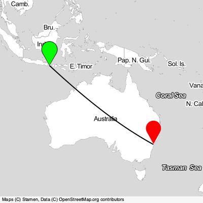 Denpasar (DPS) - Sydney (SYD) Cheap Flight Tickets Price Calendar 2021