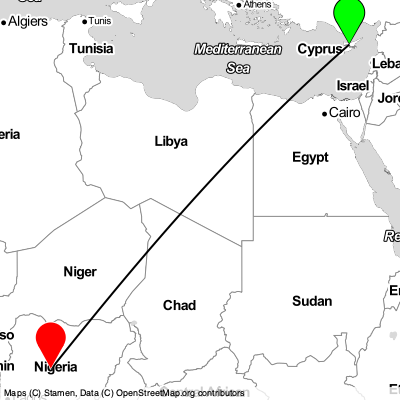 Nicosia (ECN) - Abuja (ABV) Cheap Flight Tickets Price Calendar 2021