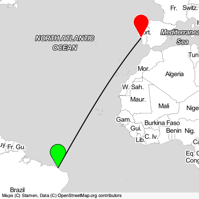 Fortaleza (FOR) - Lisbon (LIS) Cheap Flight Tickets Price Calendar 2021