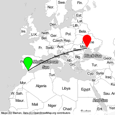 Gibraltar (GIB) - Odesa (ODS) Cheap Flight Tickets Price Calendar 2021