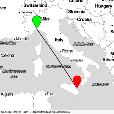 Genoa (GOA) - Catania (CTA) Cheap Flight Tickets Price Calendar 2021