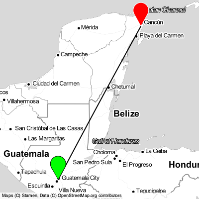 San Miguel Petapa (GUA) - Cancún (CUN) Cheap Flight Tickets Price Calendar 2021