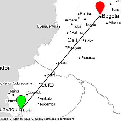 Guayaquil (GYE) - Bogota (BOG) Cheap Flight Tickets Price Calendar 2021