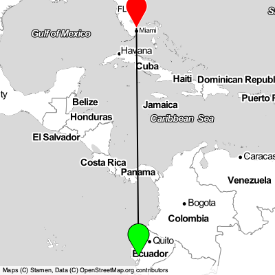 Guayaquil (GYE) - Fort Lauderdale (FLL) Cheap Flight Tickets Price Calendar 2021