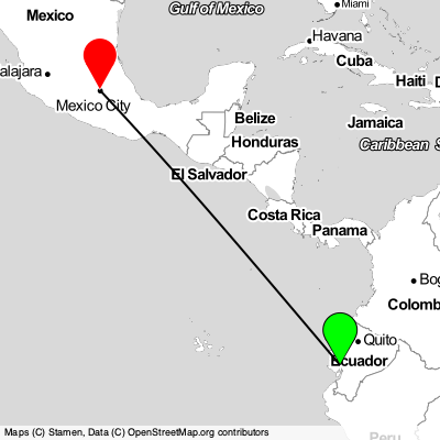 Guayaquil (GYE) - Mexico City (MEX) Cheap Flight Tickets Price Calendar 2021