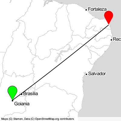 Goiânia (GYN) - Natal (NAT) Cheap Flight Tickets Price Calendar 2021