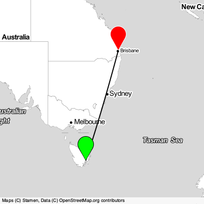 Hobart (HBA) - Brisbane (BNE) Cheap Flight Tickets Price Calendar 2021