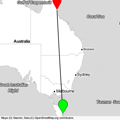 Hobart (HBA) - Cairns (CNS) Cheap Flight Tickets Price Calendar 2021
