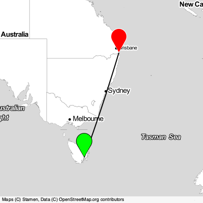 Hobart (HBA) - Tweed Heads (OOL) Cheap Flight Tickets Price Calendar 2021