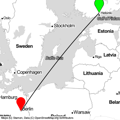 Vantaa (HEL) - Berlin (BER) Cheap Flight Tickets Price Calendar 2021