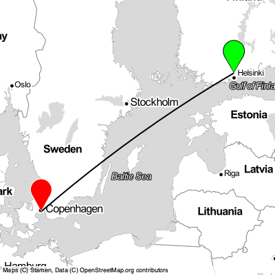 Vantaa (HEL) - Copenhagen (CPH) Cheap Flight Tickets Price Calendar 2021