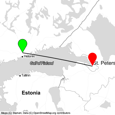 Vantaa (HEL) - St Petersburg (LED) Cheap Flight Tickets Price Calendar 2021