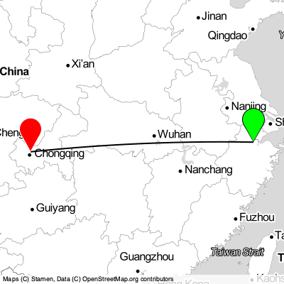 Hangzhou (HGH) - Chongqing (CKG) Cheap Flight Tickets Price Calendar 2021