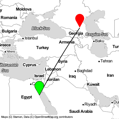 Hurghada (HRG) - Grozny (GRV) Cheap Flight Tickets Price Calendar 2021