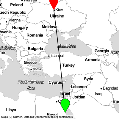 Hurghada (HRG) - Kyiv (IEV) Cheap Flight Tickets Price Calendar 2021