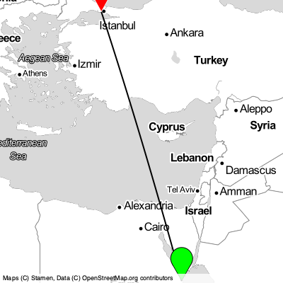 Hurghada (HRG) - Esenyurt (IST) Cheap Flight Tickets Price Calendar 2021
