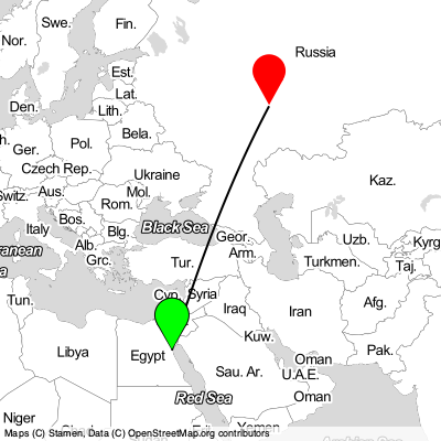 Hurghada (HRG) - Kazan (KZN) Cheap Flight Tickets Price Calendar 2021