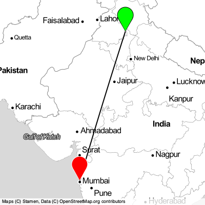 Zirakpur (IXC) - Mumbai (BOM) Cheap Flight Tickets Price Calendar 2021