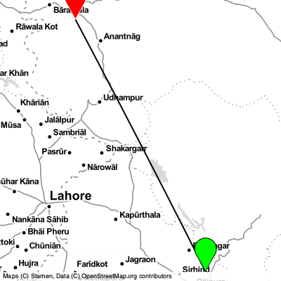 Zirakpur (IXC) - Srinagar (SXR) Cheap Flight Tickets Price Calendar 2021