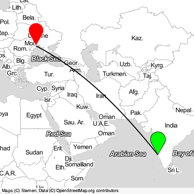 Mangalore (IXE) - Odesa (ODS) Cheap Flight Tickets Price Calendar 2021