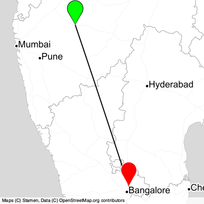 Aurangabad (IXU) - Bengaluru (BLR) Cheap Flight Tickets Price Calendar 2021