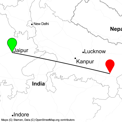 Jaipur (JAI) - Varanasi (VNS) Cheap Flight Tickets Price Calendar 2021