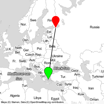 Mykonos (JMK) - St Petersburg (LED) Cheap Flight Tickets Price Calendar 2021