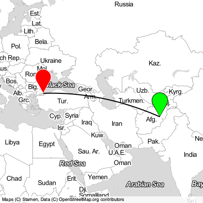 Kabul (KBL) - Esenyurt (IST) Cheap Flight Tickets Price Calendar 2021