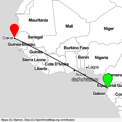 Libreville (LBV) - Dakar (DKR) Cheap Flight Tickets Price Calendar 2021