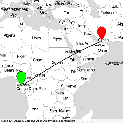 Libreville (LBV) - Dubai (DXB) Cheap Flight Tickets Price Calendar 2021