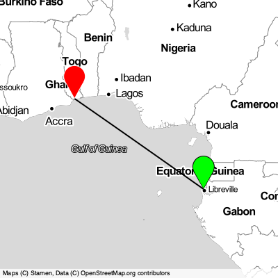 Libreville (LBV) - Lome (LFW) Cheap Flight Tickets Price Calendar 2021