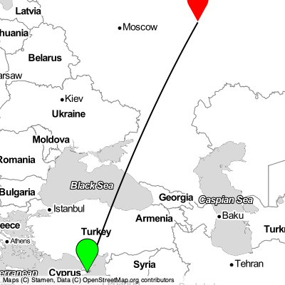 Larnaca (LCA) - Cheboksary (CSY) Cheap Flight Tickets Price Calendar 2021