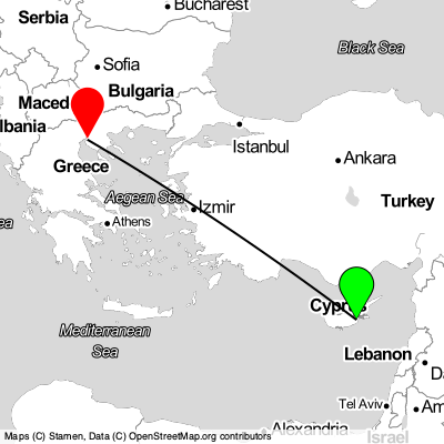 Larnaca (LCA) - Thessaloniki (SKG) Cheap Flight Tickets Price Calendar 2021